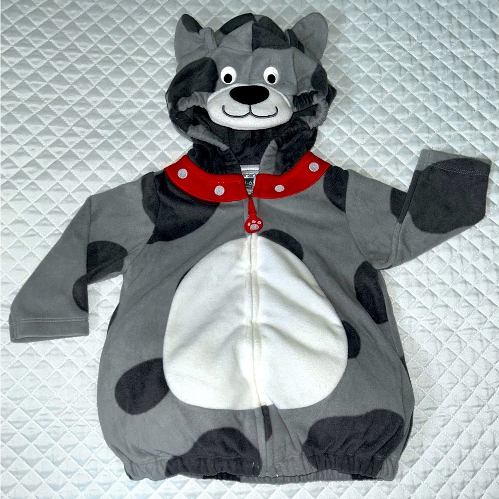Carter’s Infant Boys Dog Puppy Themed Coat Jacket Costume Zipper Hood Size 3-6 m